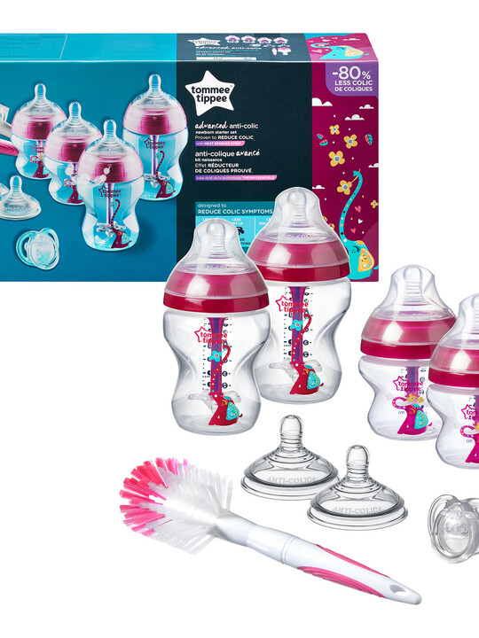 Tommee Tippee Advanced Anti-Colic Sarter Bottle Kit- Girl image number 1